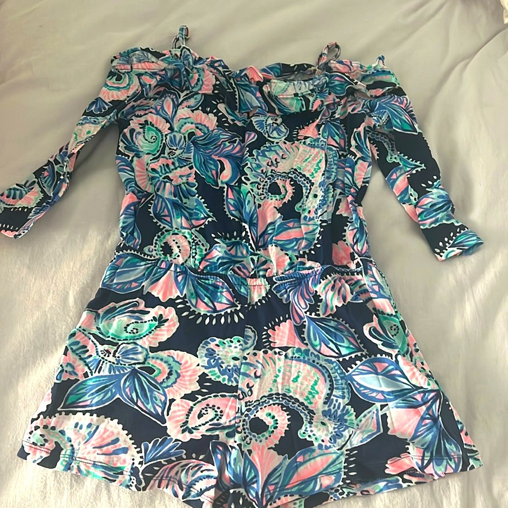 Lily Pulitzer Girls Romper size 8-10